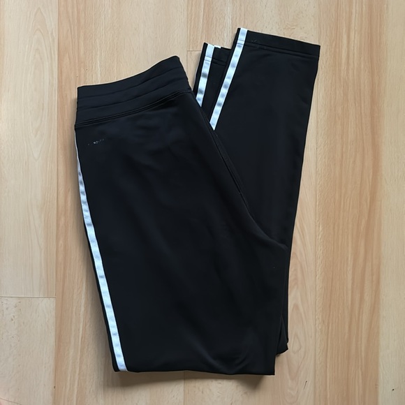 Adidas Black 3-Stripe Track Pants - Picture 3 of 7